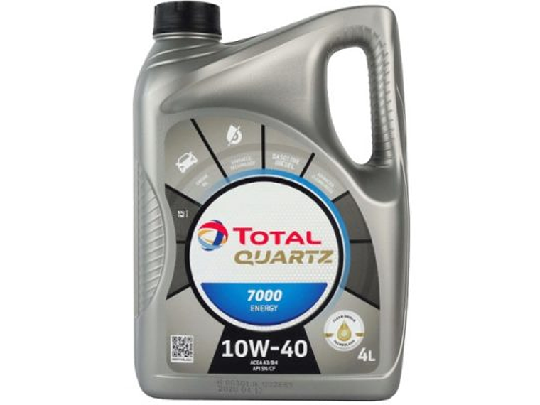 10W40 Aceite Motor Quartz 7000 4L Total **LLEVA 2 O MÁS UNIDADES Y OBTÉN TU DESCUENTO EN EL CARRITO DE COMPRAS**   1