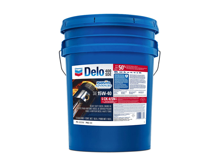 15W40 Aceite Motor  Delo 400 Sde B. 19Lts Chevron 1