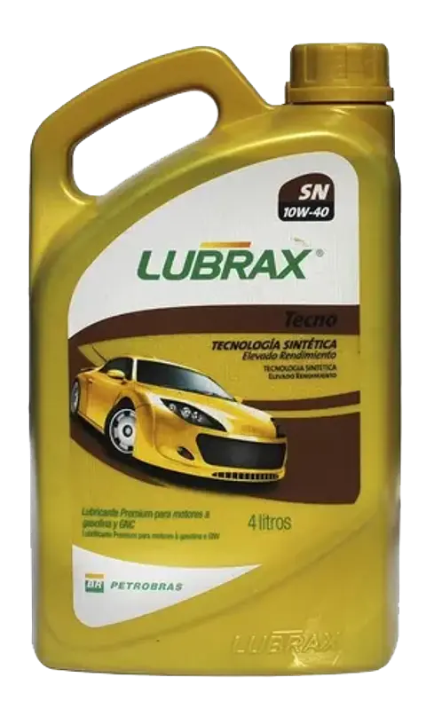 10W40 Aceite Motor Tecno 4Lt Lubrax