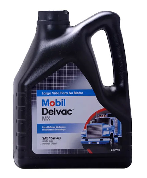 15W40 Aceite Motor  Delvac Mx 4Lt Mobil **LLEVA 2 O MÁS UNIDADES Y OBTÉN TU DESCUENTO EN EL CARRITO DE COMPRAS**  