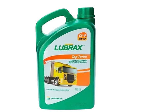 15W40 Aceite Motor  Top Turbo Bidon 4L Lubrax 