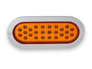 Foco Ovalado Ambar Aper. 