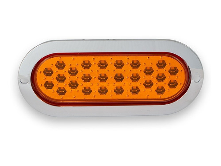 Foco Ovalado Ambar Aper.  1