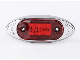Foco Lateral Rojo 6 Led 