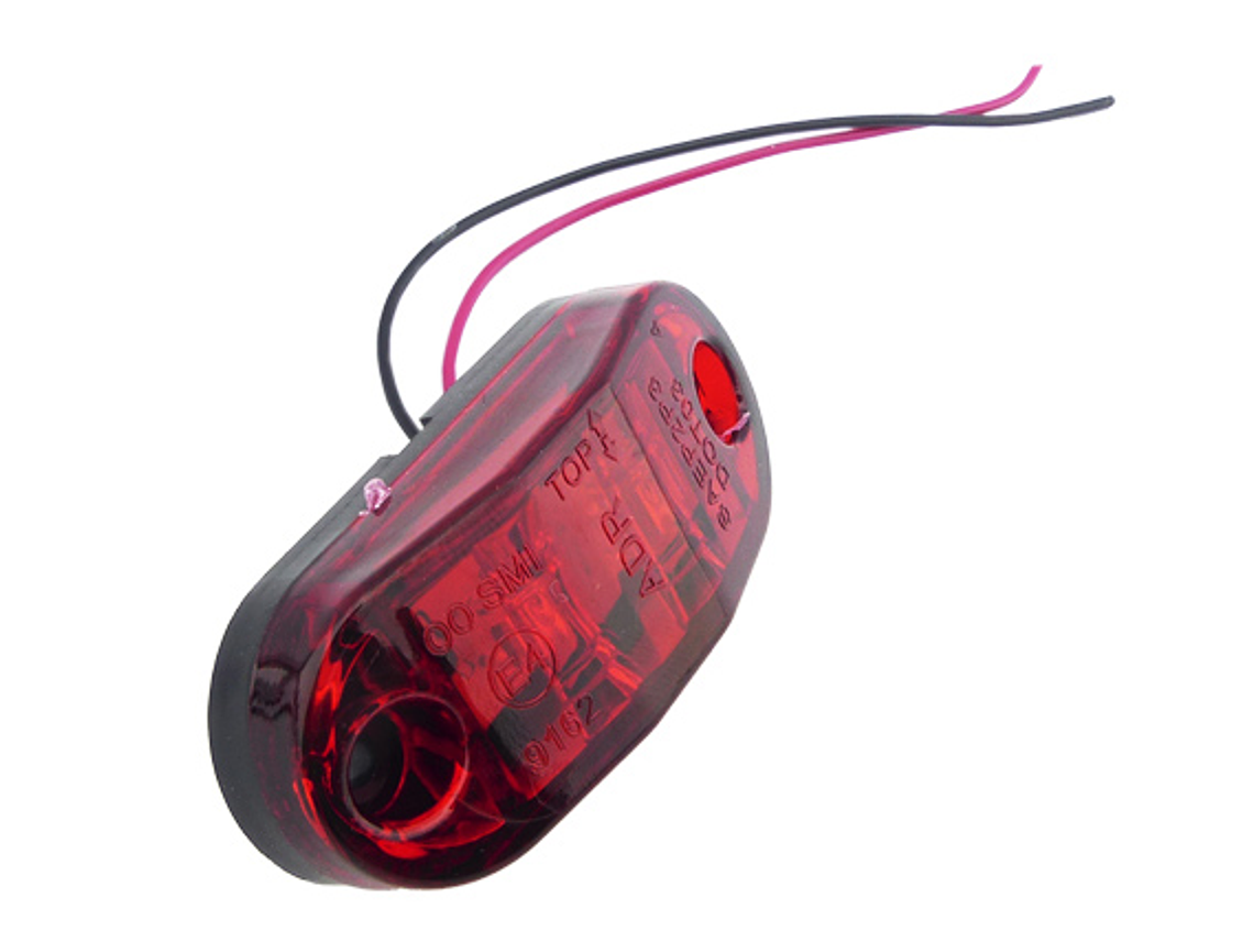 Foco Lateral Rojo 4 Led 12/24V  1
