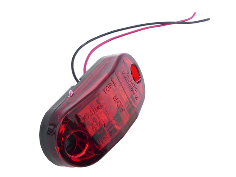 Foco Lateral Rojo 4 Led 12/24V  1