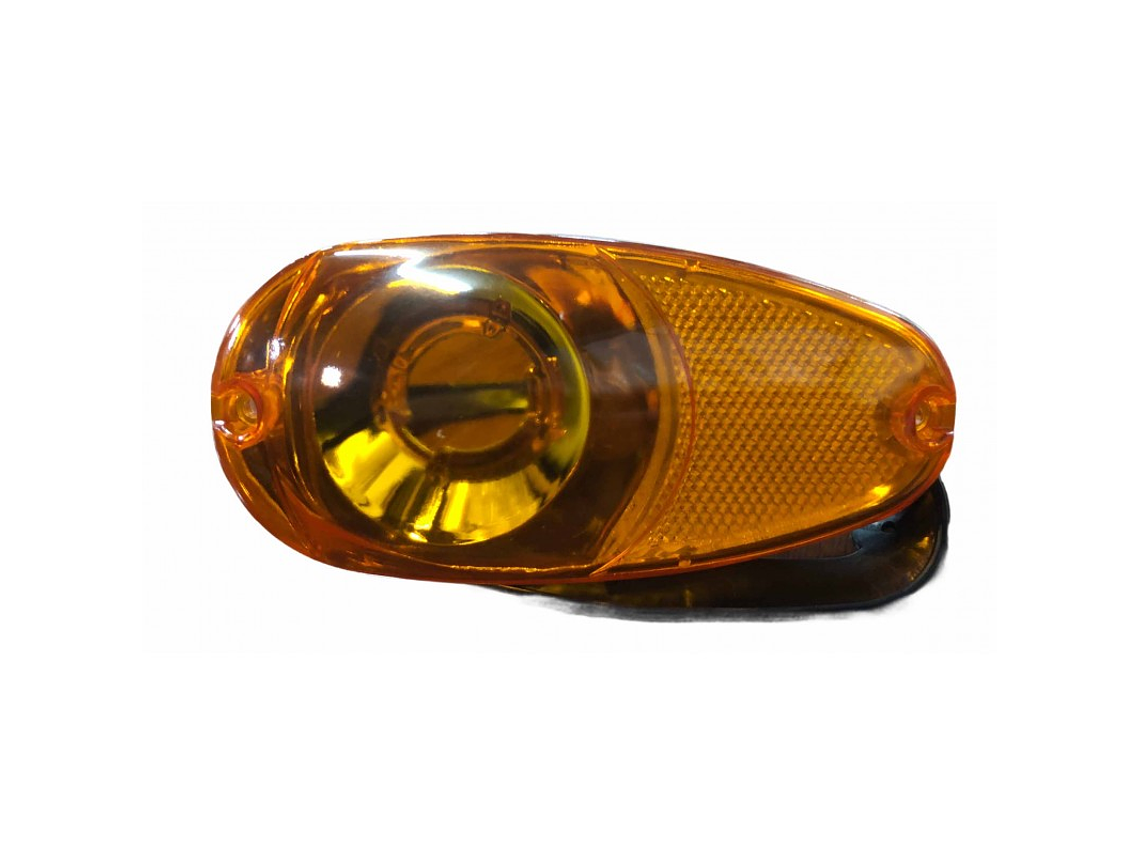 Foco Tipo Gota 7Led Ambar 12/24V  1