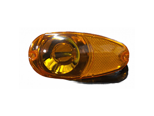 Foco Tipo Gota 7Led Ambar 12/24V 