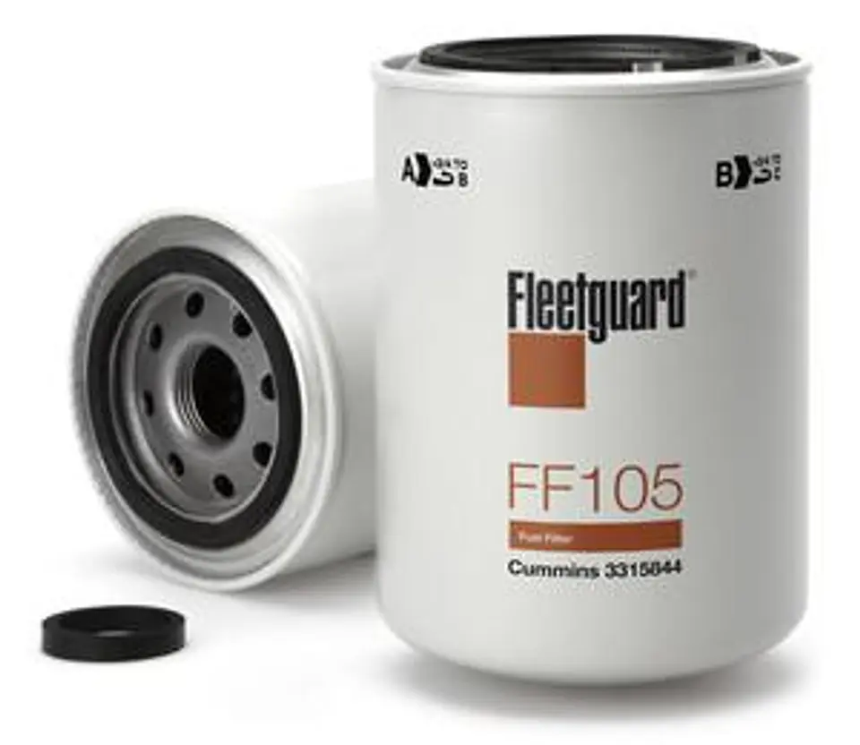 FILTRO DE COMBUSTIBLE FLEETGUARD FF105D PARA MOTOR MARCA CUMMINS.  1