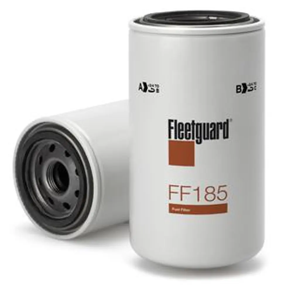 FILTRO DE COMBUSTIBLE FLEETGUARD FF185 PARA MOTOR MARCA CUMMINS.  1