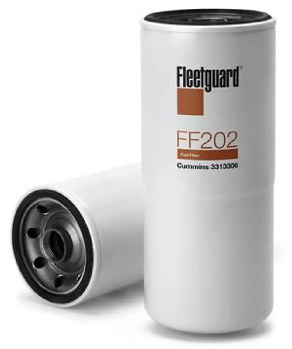 FILTRO DE COMBUSTIBLE FLEETGUARD FF202 PARA MOTOR MARCA CUMMINS.  1