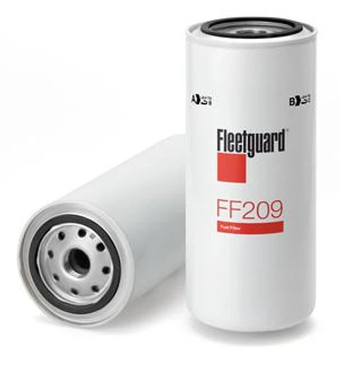 FILTRO DE COMBUSTIBLE FLEETGUARD FF209 PARA MOTOR MARCA CUMMINS. 