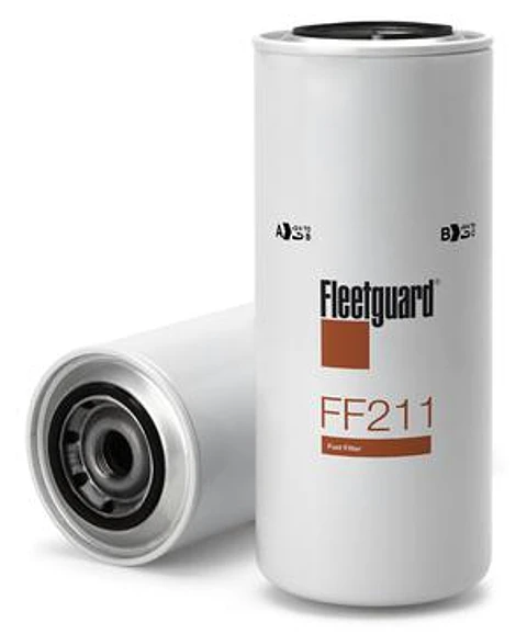 FILTRO DE COMBUSTIBLE FLEETGUARD FF211 PARA MOTOR MARCA CUMMINS. 