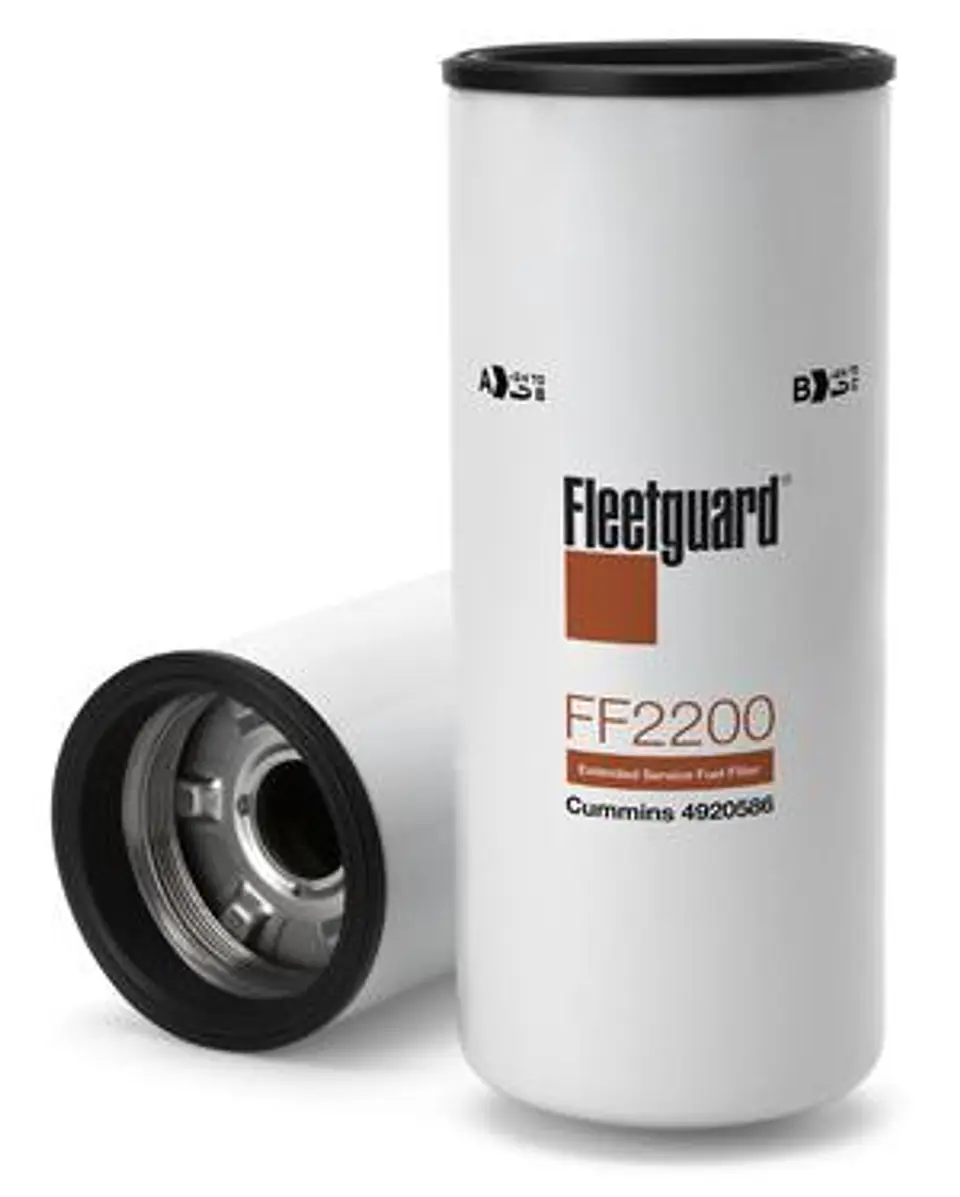 FILTRO DE COMBUSTIBLE FLEETGUARD FF2200 PARA MOTOR MARCA CUMMINS.  1