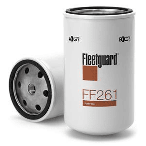 Filtro De Combustible Fleetguard Ff261 Para Motor Marca Cummins. 