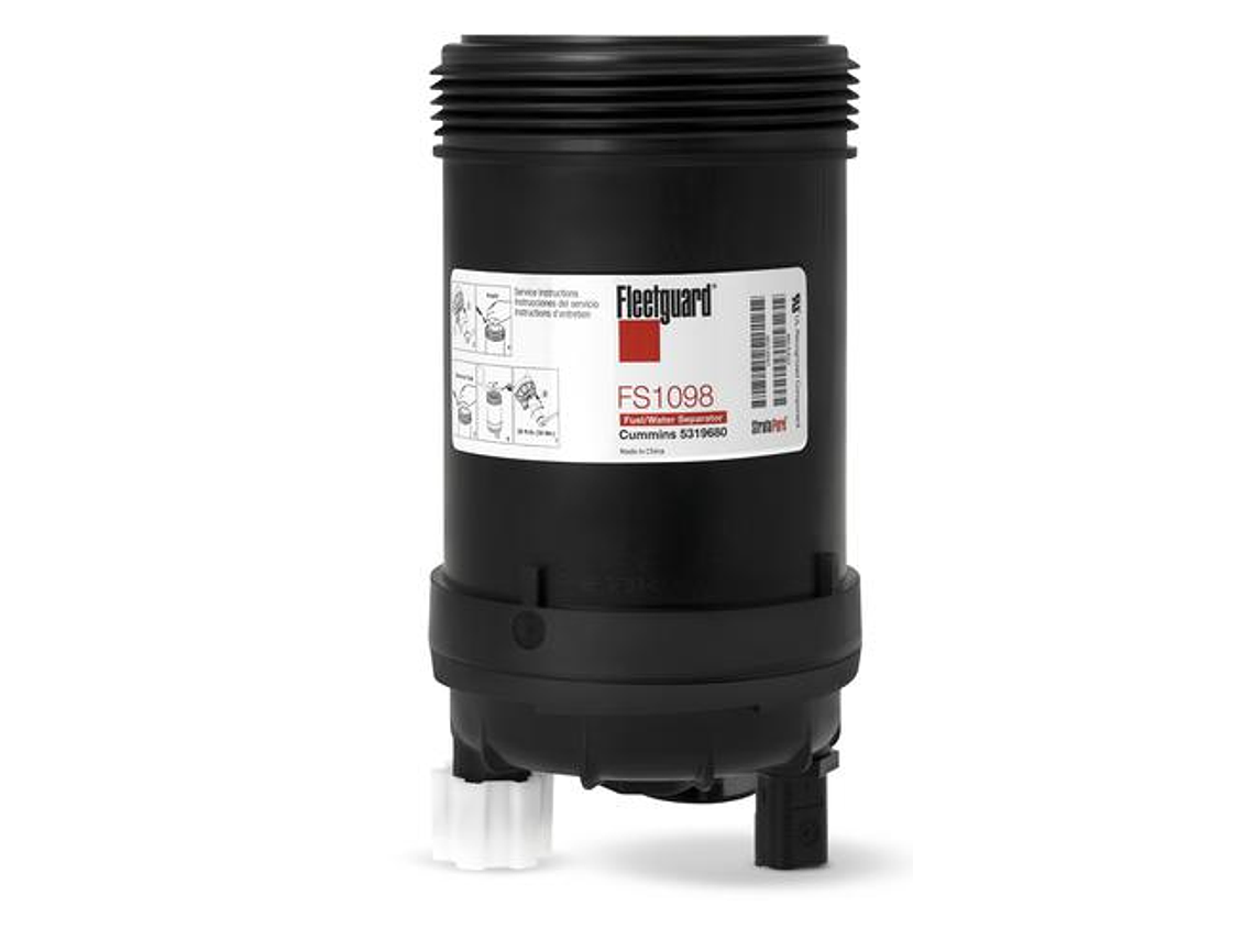 Filtro De Separador Fleetguard Fs1098 Para Motor Marca Cummins.  1