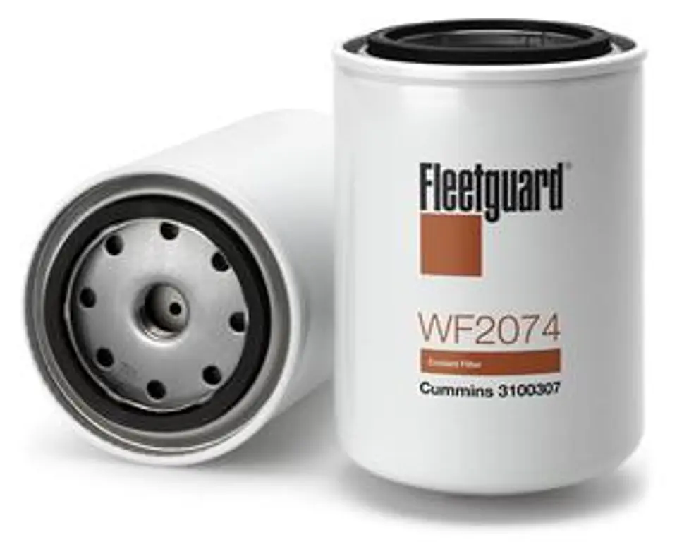 FILTRO DE AGUA FLEETGUARD WF2074 PARA MOTOR MARCA CUMMINS. 1