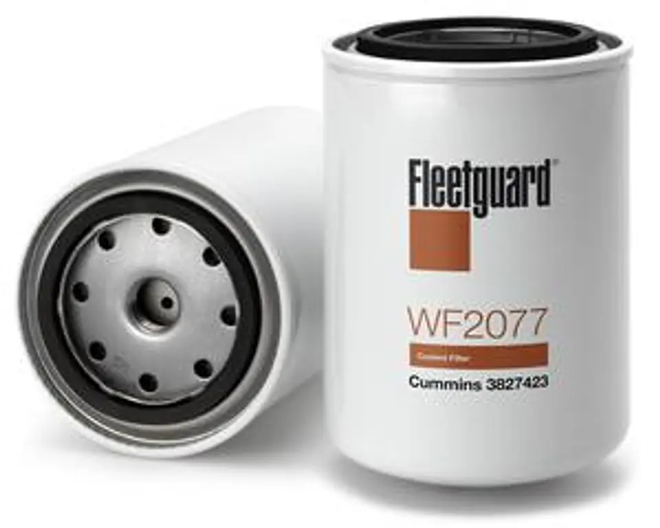 FILTRO DE AGUA FLEETGUARD WF2077 PARA MOTOR MARCA CUMMINS. 1