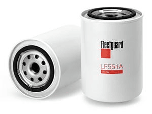 FILTRO DE ACEITE FLEETGUARD LF551A PARA MOTOR MARCA CUMMINS. 