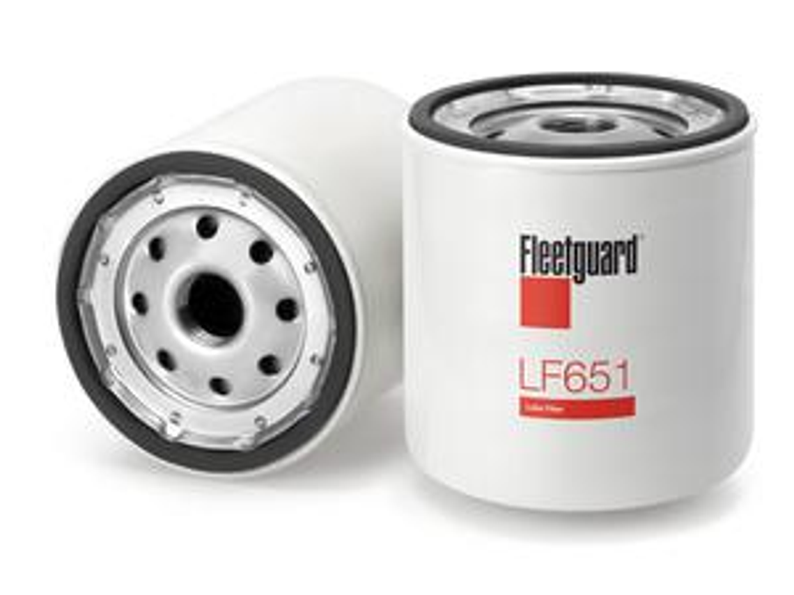 Filtro De Aceite Fleetguard Lf651 Para Motor Marca Cummins.  1