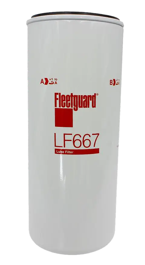 FILTRO DE ACEITE FLEETGUARD LF667 PARA MOTOR MARCA CUMMINS. 