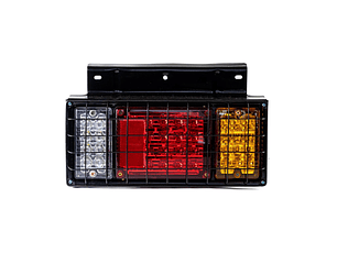 Foco Tricolor Con Rejilla 12/24V Para Apernar