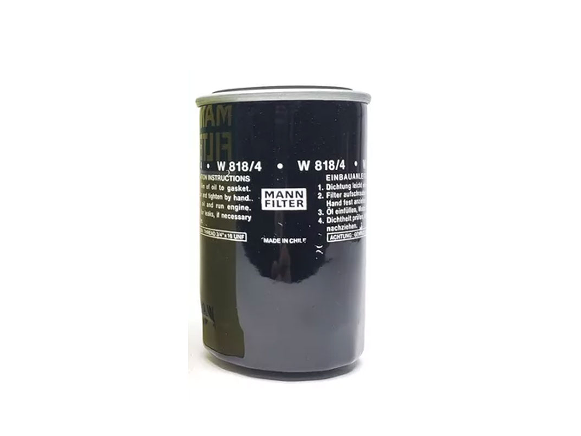  Filtro Aceite W818/4 Marca Mann 1