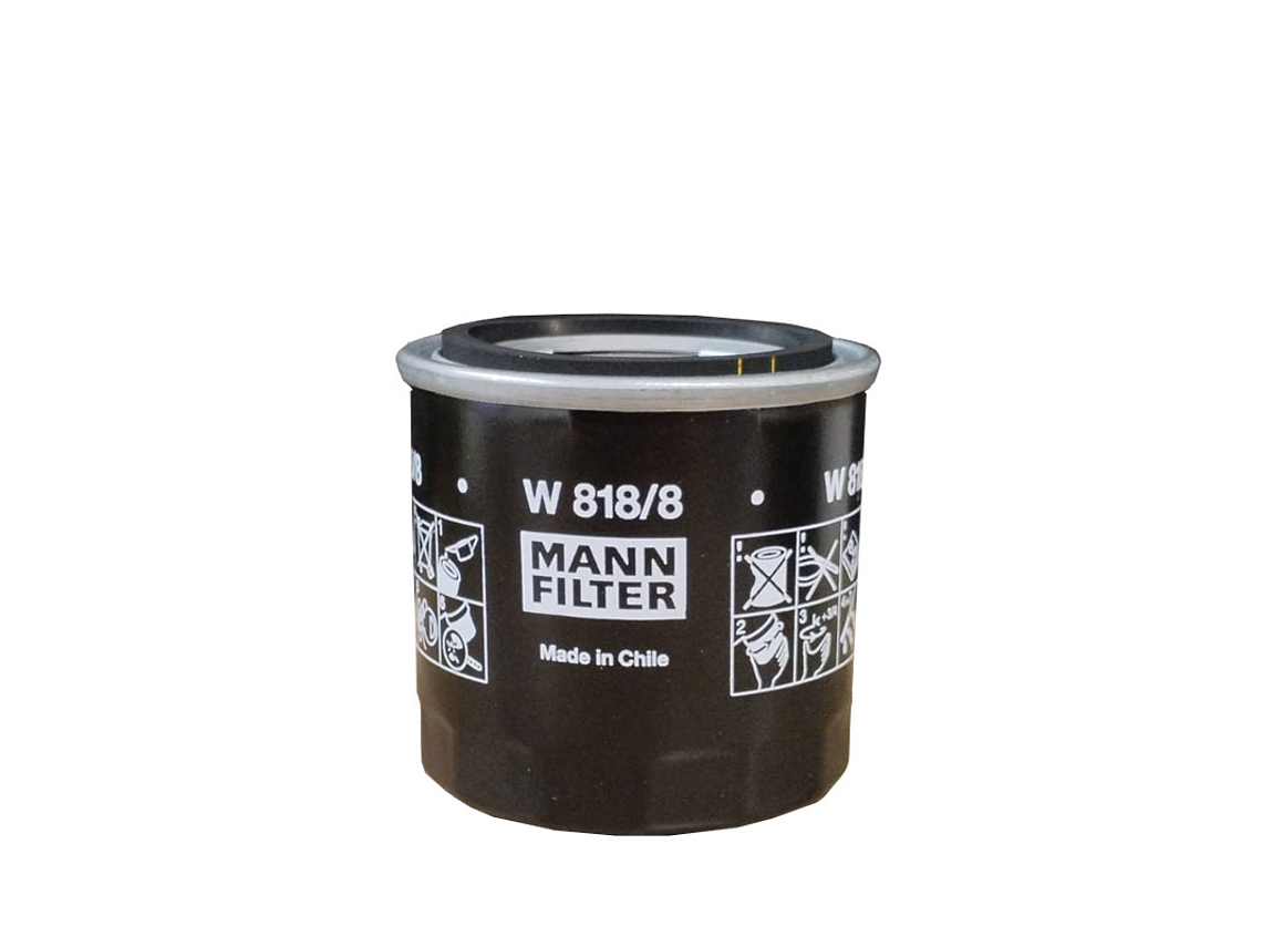  Filtro Aceite W818/8 Marca Mann 1