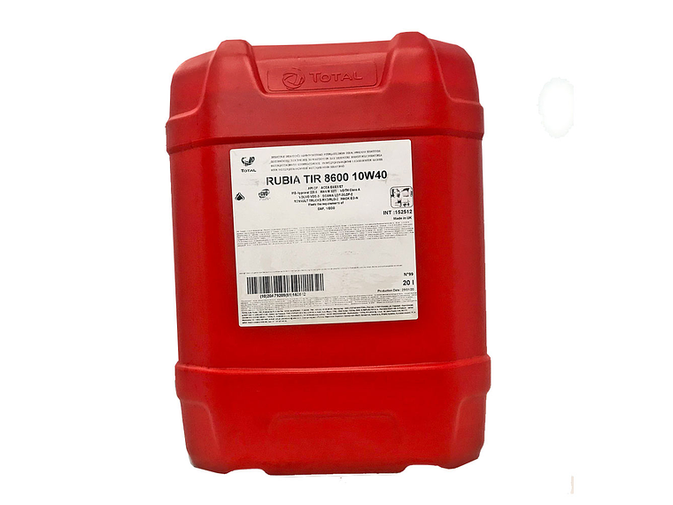 10W40 Aceite Motor Rubia Tir 8600  20Lts Total  1
