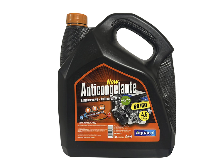Bidon New Anticongelante 50/50 //4.5Lts Oferta **LLEVA 2 O MÁS UNIDADES Y OBTÉN TU DESCUENTO EN EL CARRITO DE COMPRAS**   1