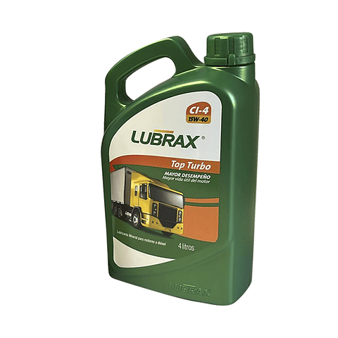 ACEITE LUBRAX TOP TURBO 15W40, 4 LTS