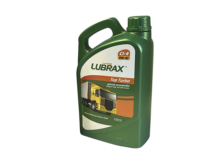 Aceite Lubrax Top Turbo 15W40, 4 Lts 1