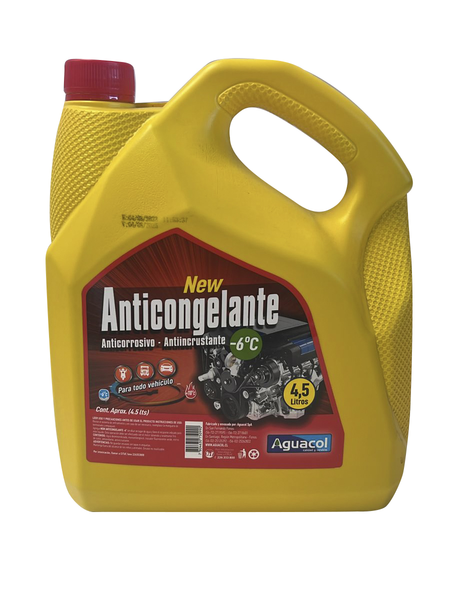 Bidon New Anticongelante -6//4.5Lts Oferta **LLEVA 2 O MAS UNIDADES Y OBTEN TU DESCUENTO EN EL CARRITO DE COMPRAS**