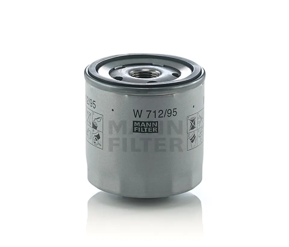  Filtro De Aceite W712/95 Marca Mann 1