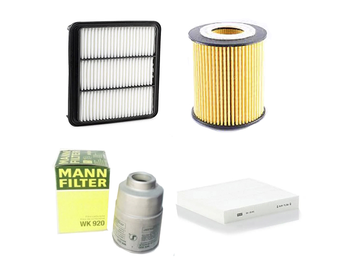 Kit De Filtros Mantencion Motor Mitsubishi L200 2.5 1