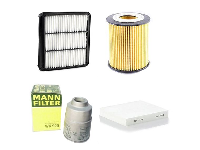 Kit De Filtros Mantencion Motor Mitsubishi L200 2.5 1