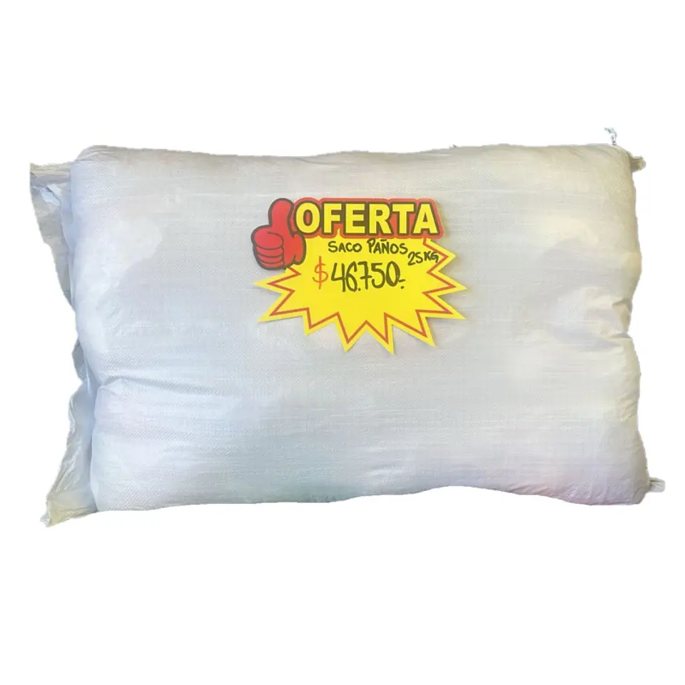 25 kilos Saco Pa¤o Polera Algodon Mecanico Oferta! 1