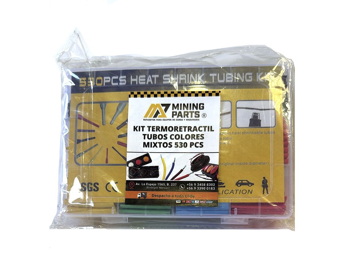 TUBOS TERMORETRACTIL COLORES MIXTOS 530 PZ 1