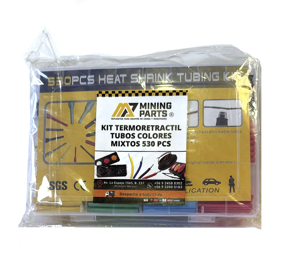 TUBOS TERMORETRACTIL COLORES MIXTOS 530 PZ 1