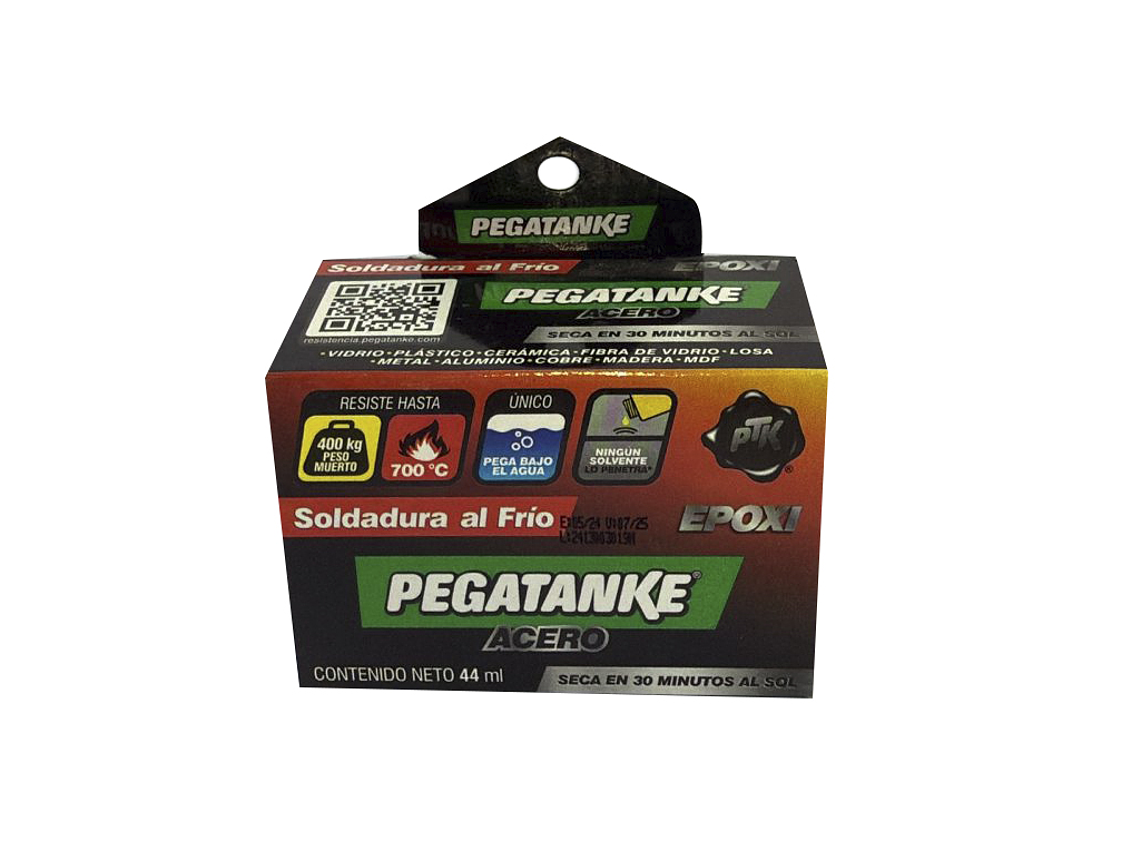 ÿPEGATANKE SOLD EN FRIO EPOXICO ACERO 44ML  1