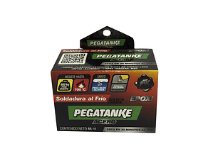 ÿPEGATANKE SOLD EN FRIO EPOXICO ACERO 44ML 