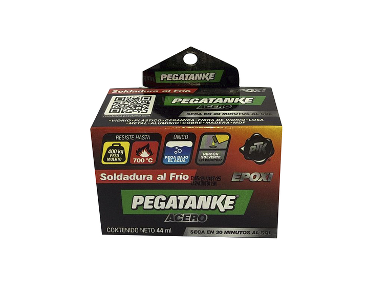 ÿPEGATANKE SOLD EN FRIO EPOXICO ACERO 44ML  1