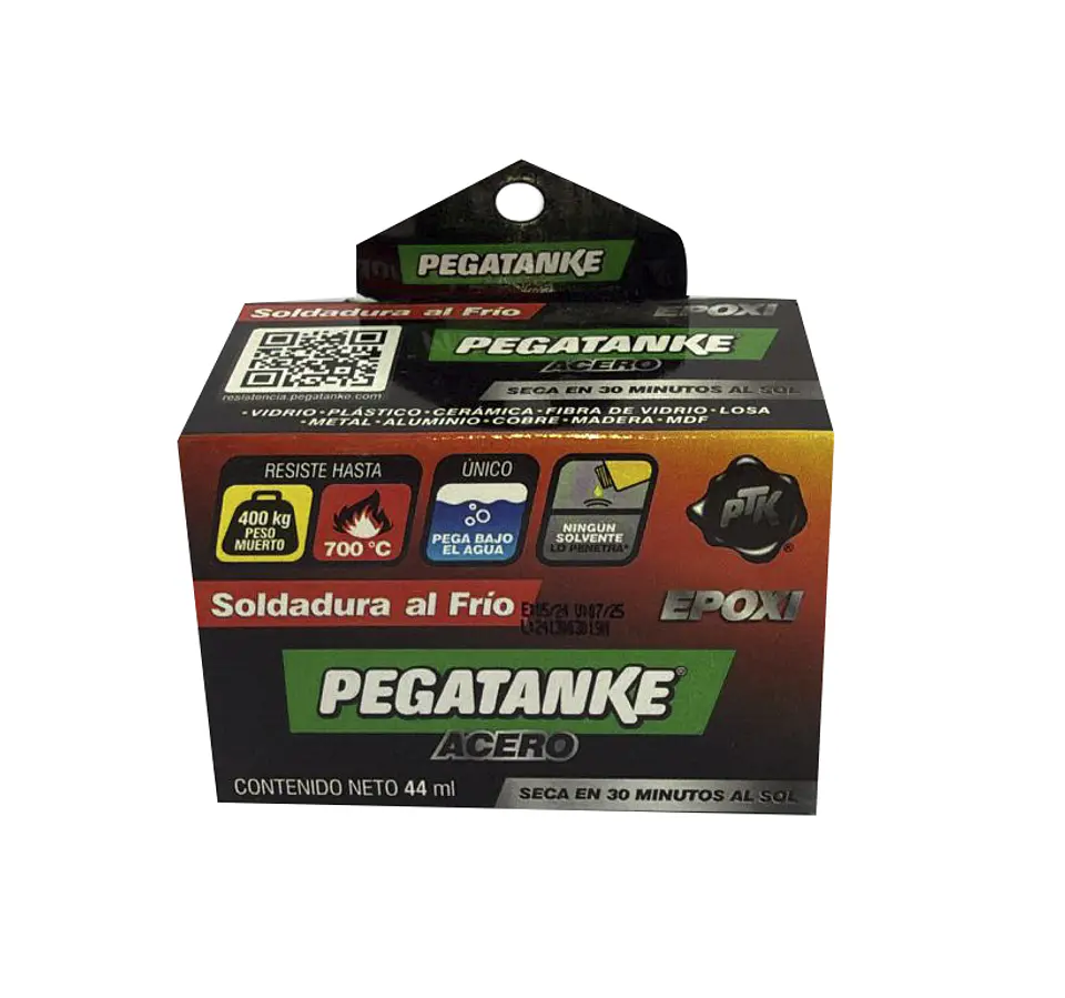 PEGATANKE SOLD EN FRIO EPOXICO ACERO 44ML  1