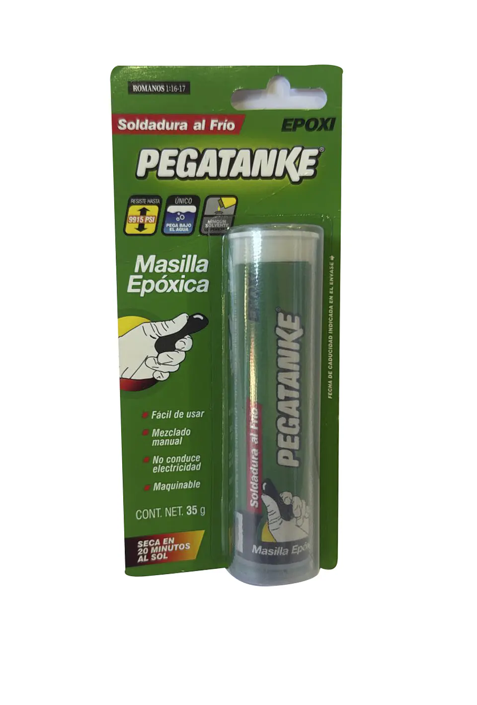 PEGATANKE MASILLA EPOXICA BLISTER 35 MRS 1