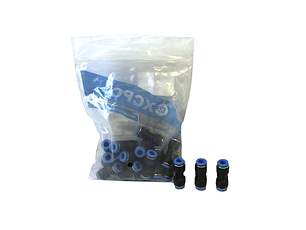 UNION RAPIDA RECTA 4 MM ( BOLSA 10 UN)