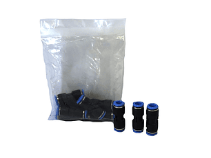 UNION RAPIDA RECTA 6 MM ( BOLSA 10 UN)