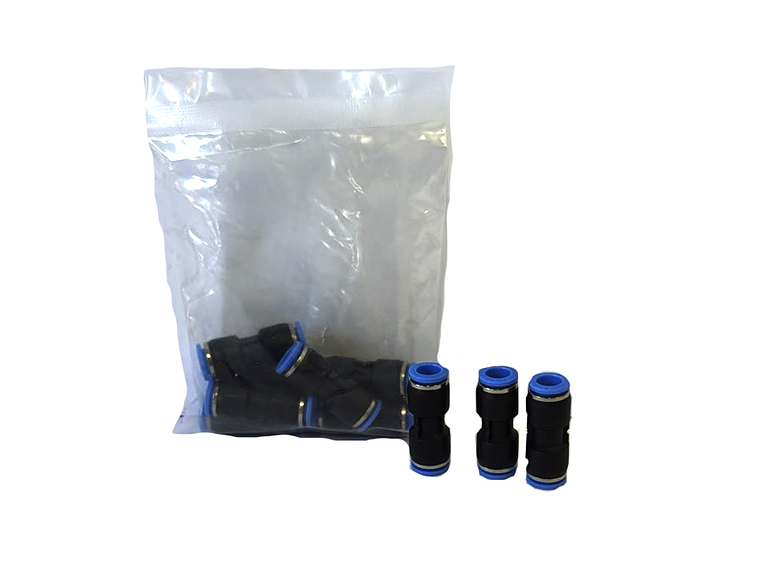 UNION RAPIDA RECTA 6 MM ( BOLSA 10 UN) 1