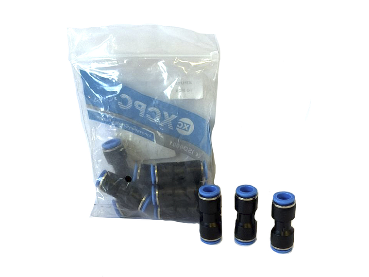 UNION RAPIDA RECTA 8 MM ( BOLSA 10 UN) 1