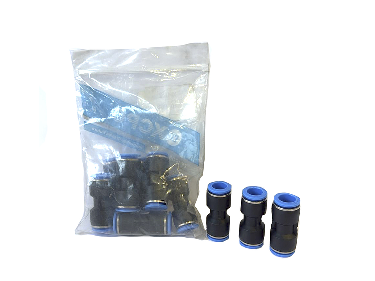 UNION RAPIDA RECTA 12 MM ( BOLSA 10 UN) 1