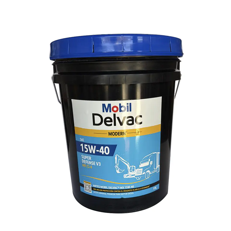 15W40 Aceite Motor Delvac Mx 19Lt Mobil  1